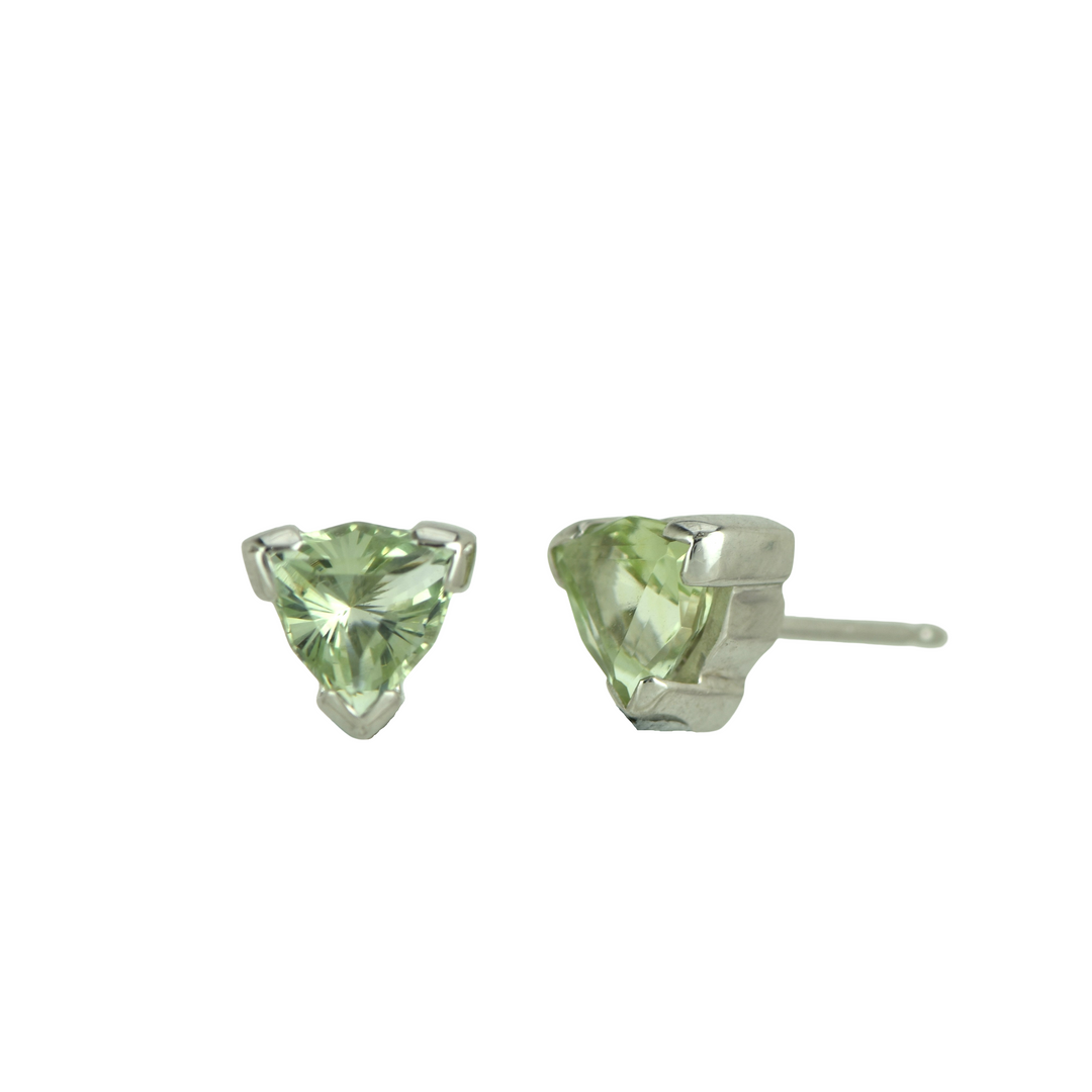 Lemon Lime Obsidian Earrings