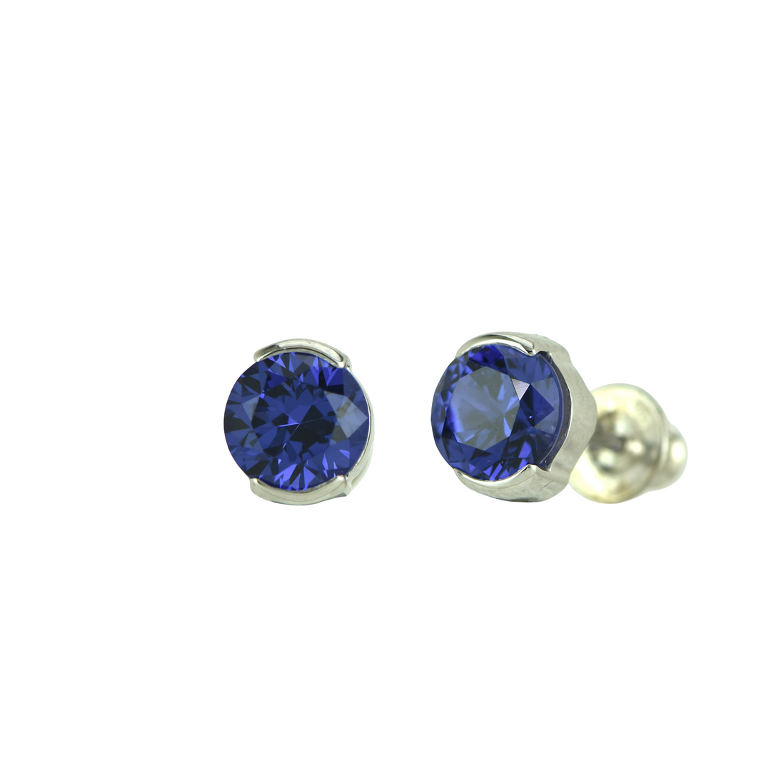 Zao Gongen YAG Tanzanite Earrings