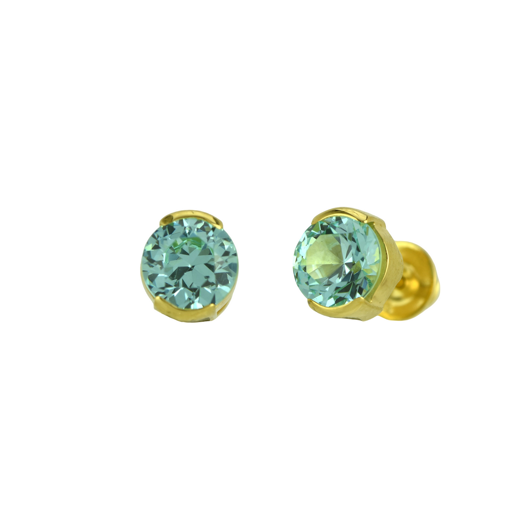 YAG Paraiba Effect Earrings