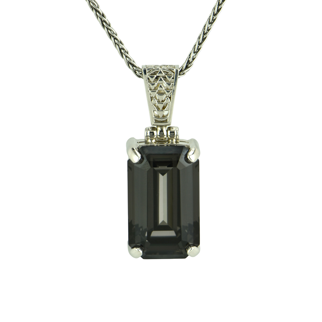 Midnight Mystic Quartz Pendant