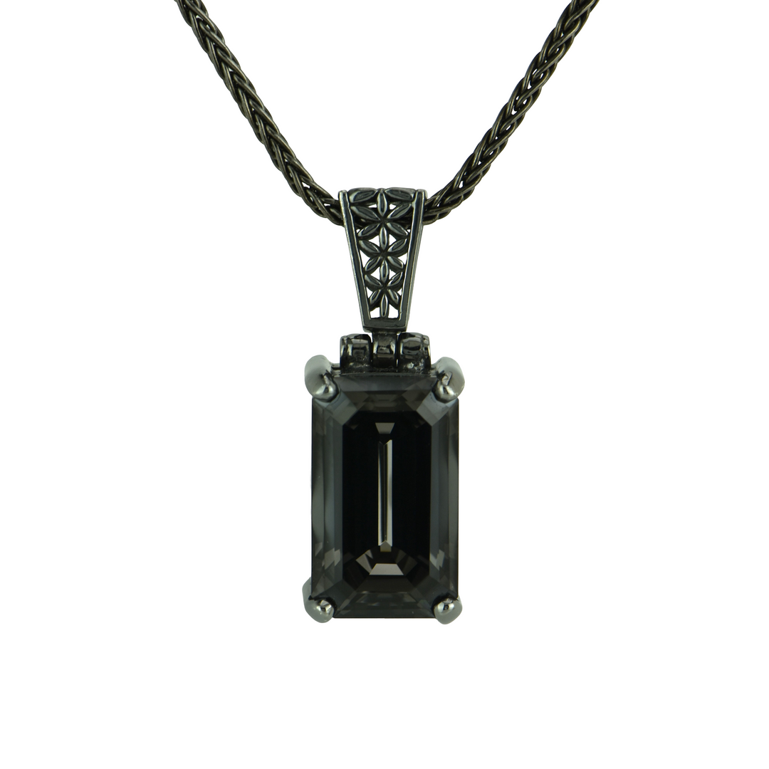 Midnight Mystic Quartz Pendant