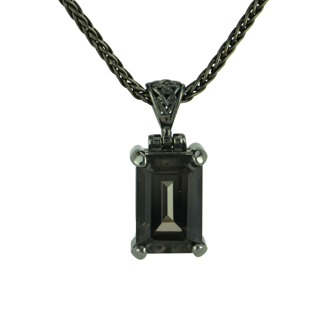 Midnight Mystic Quartz Pendant