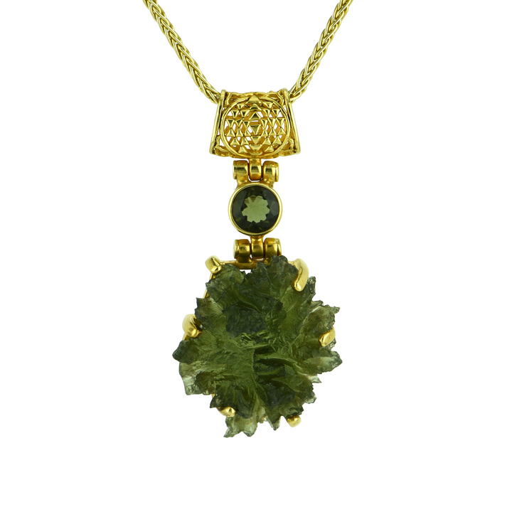 Besednice Moldavite Pendant