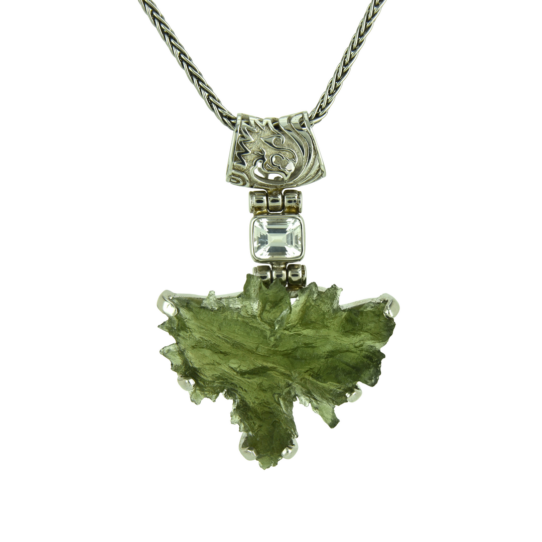 Besednice Moldavite Pendant