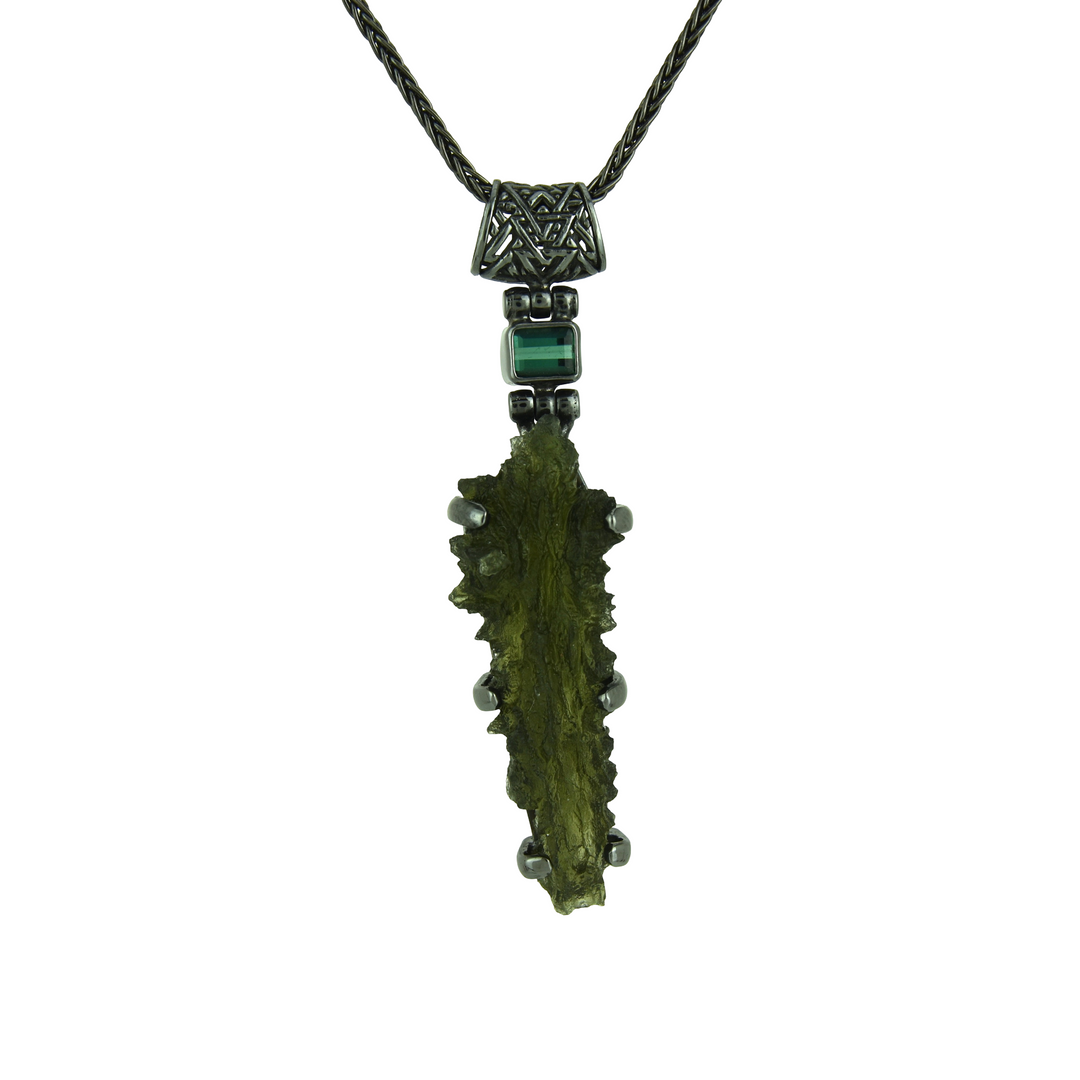 Besednice Moldavite Pendant