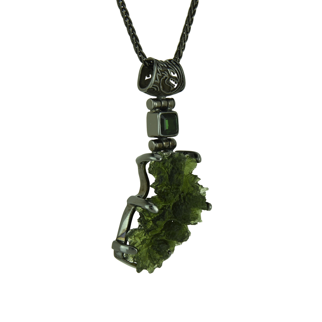 Besednice Moldavite Pendant