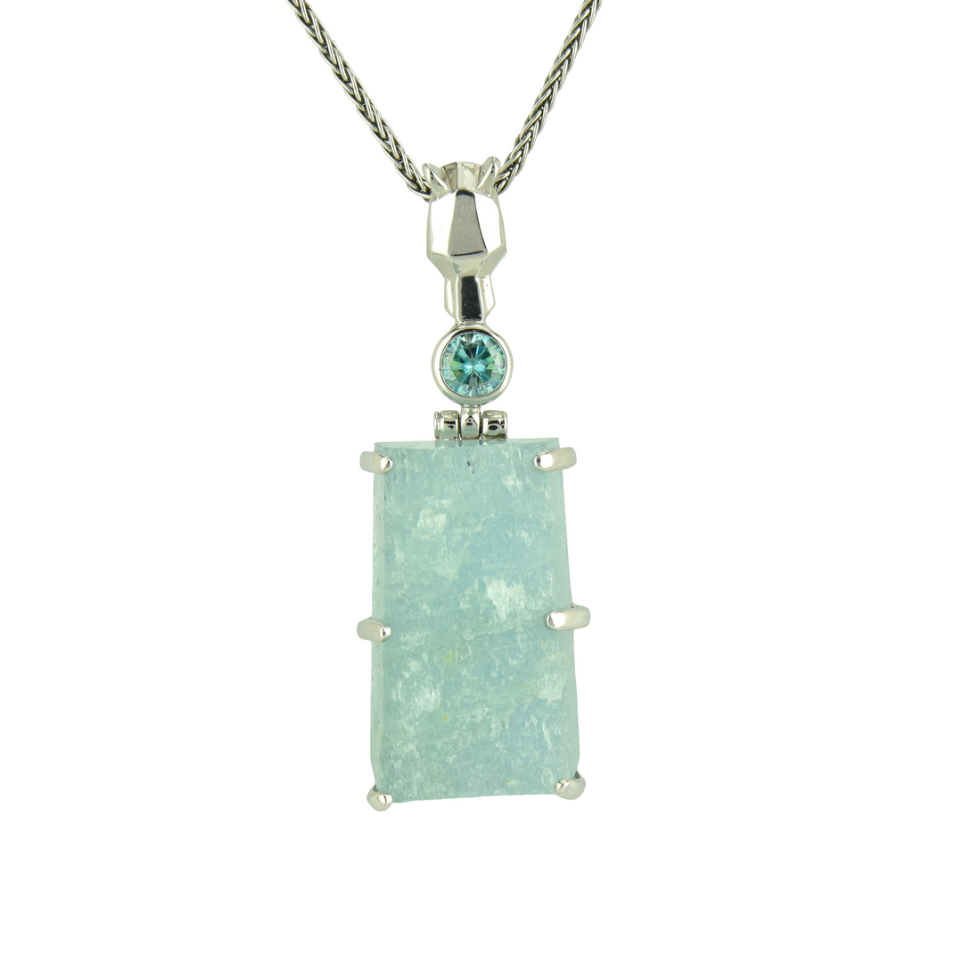 Blue Beryl Pendant