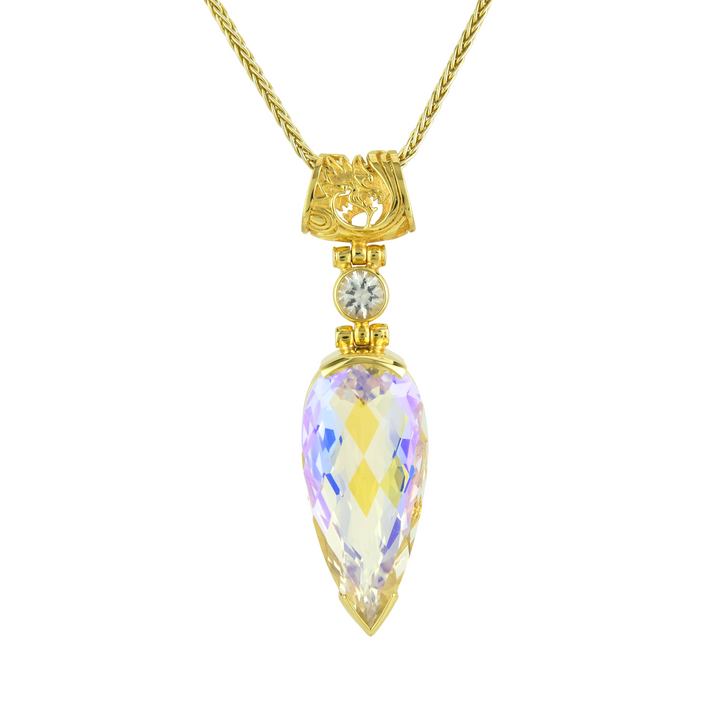 Angel Aura Seraphim Mystic Quartz Pendant
