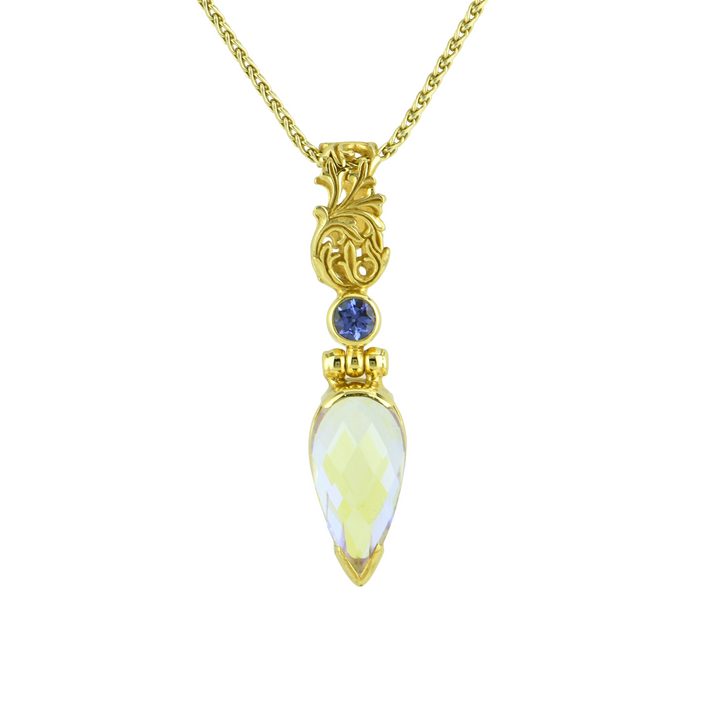 Angel Aura Enlightenment Mystic Quartz Pendant