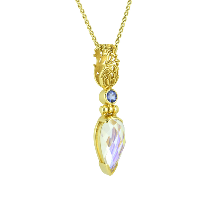 Angel Aura Enlightenment Mystic Quartz Pendant