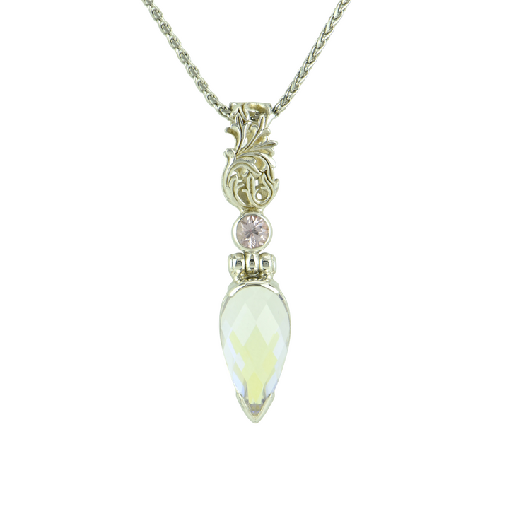 Angel Aura Enlightenment Mystic Quartz Pendant