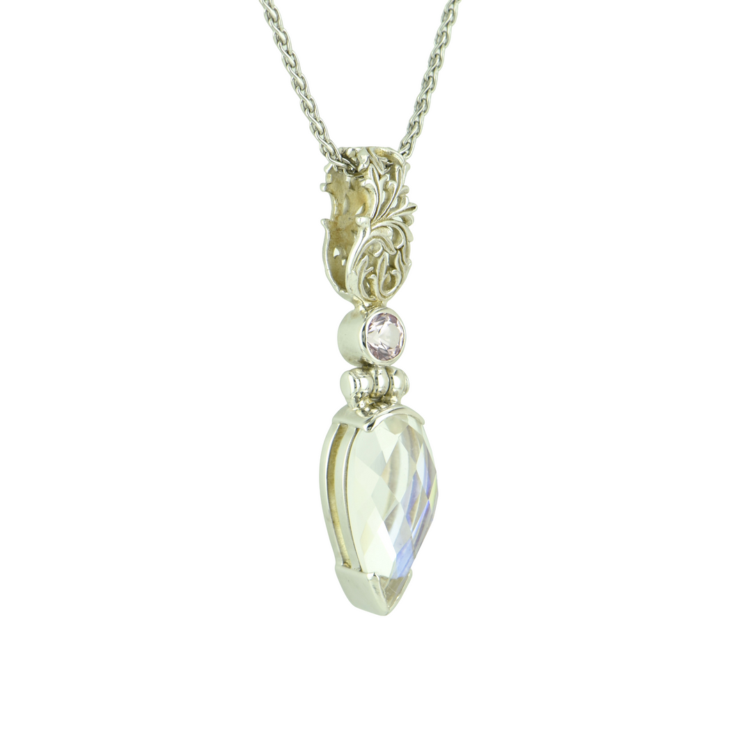 Angel Aura Enlightenment Mystic Quartz Pendant