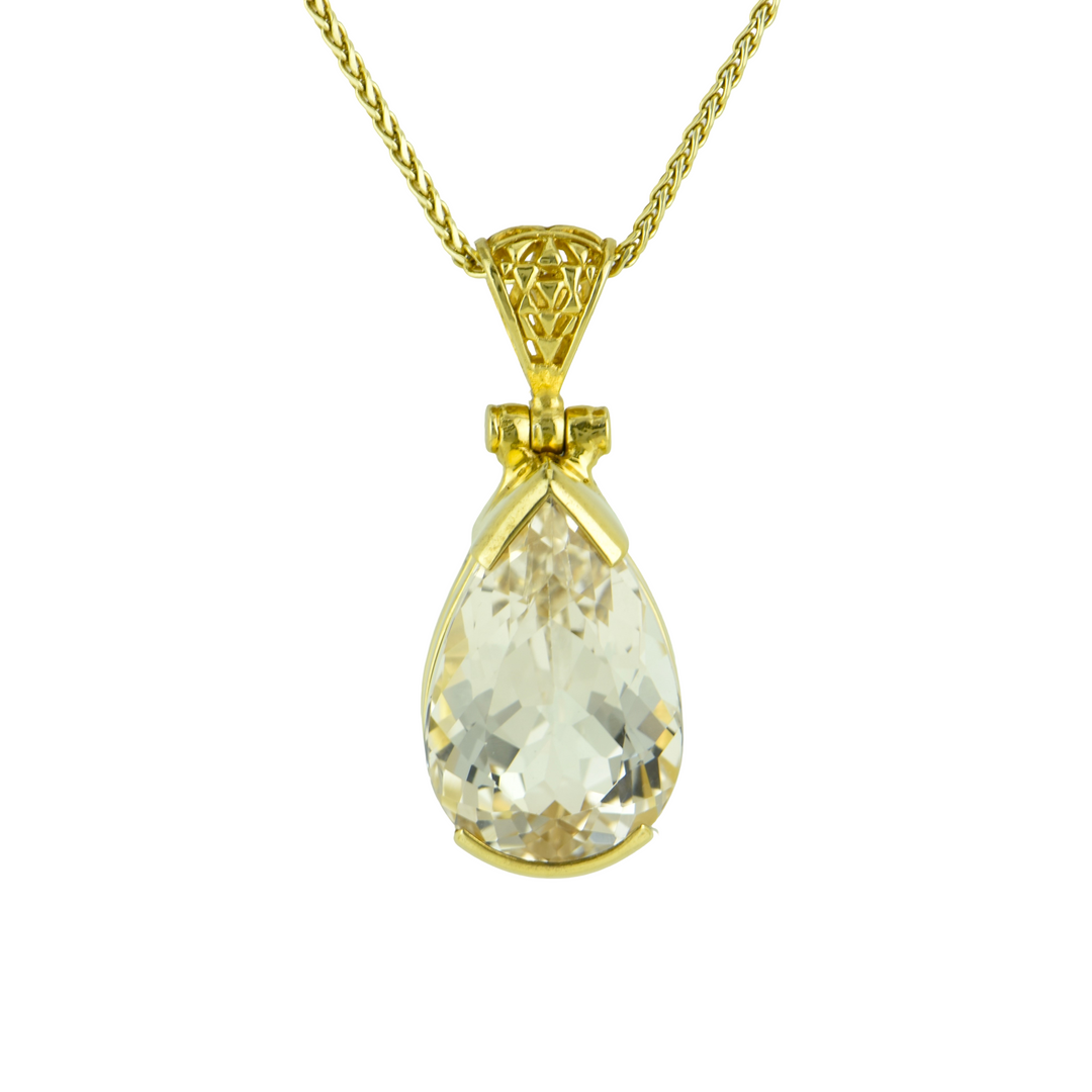 White Topaz Pendant