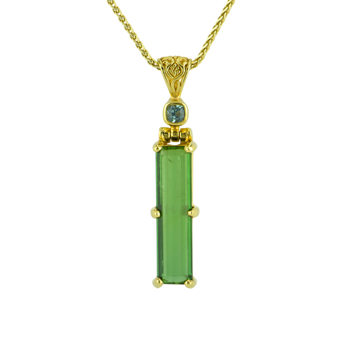 Green Tourmaline Pendant