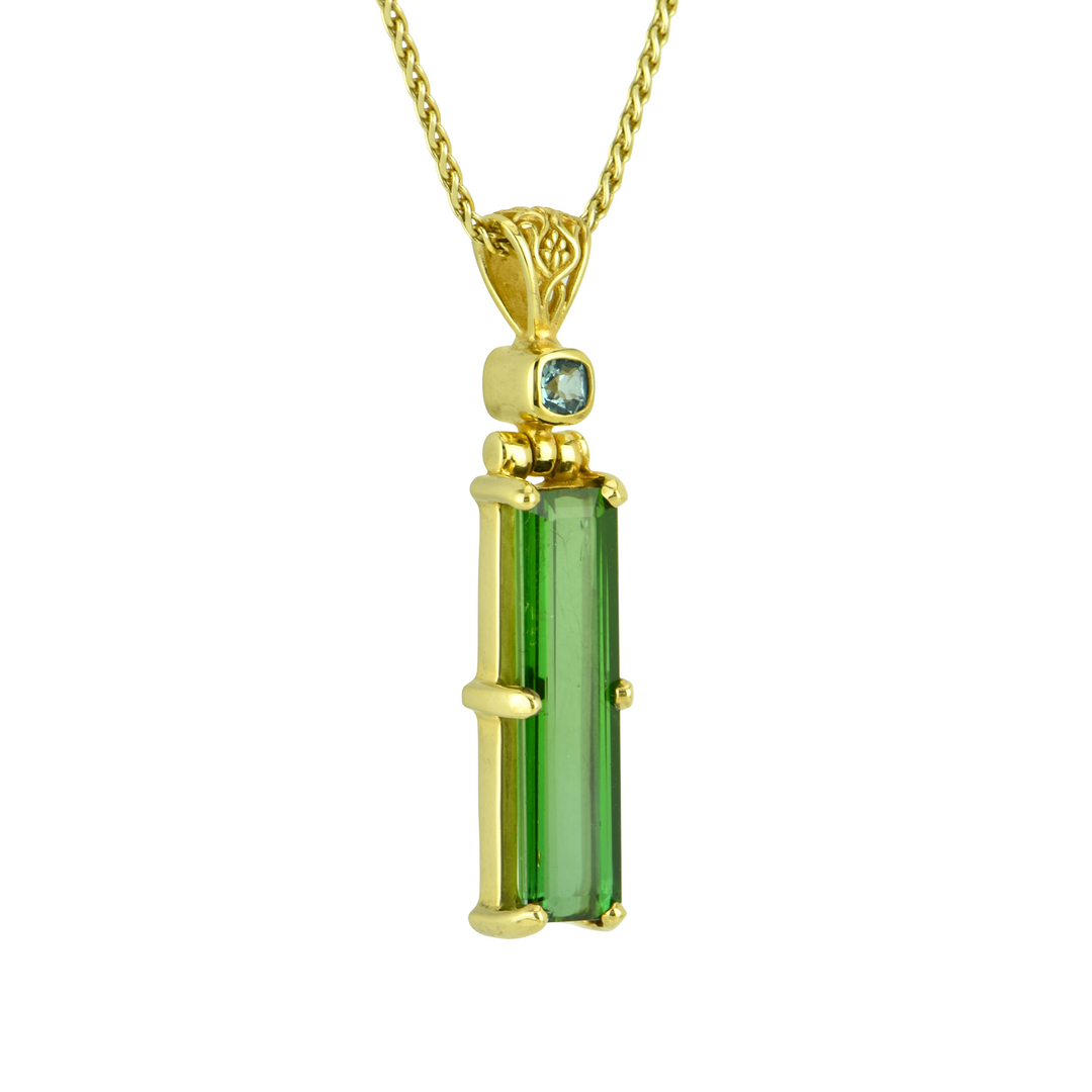 Green Tourmaline Pendant