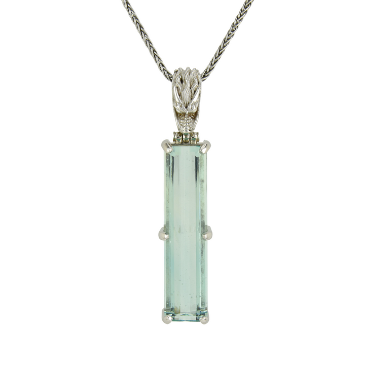 Seafoam Obsidian Pendant