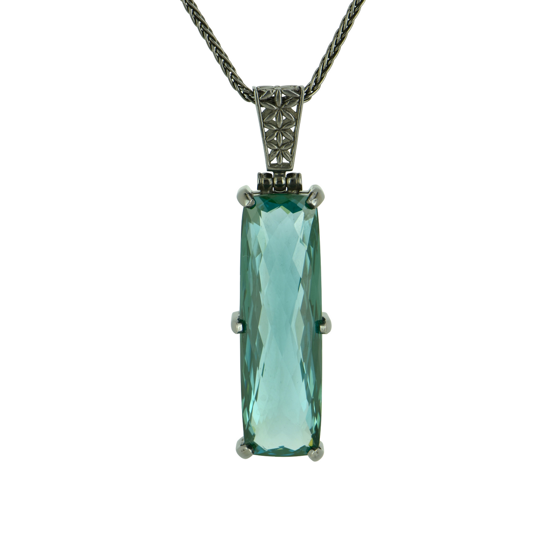 Paraiba Effect Spinel Pendant