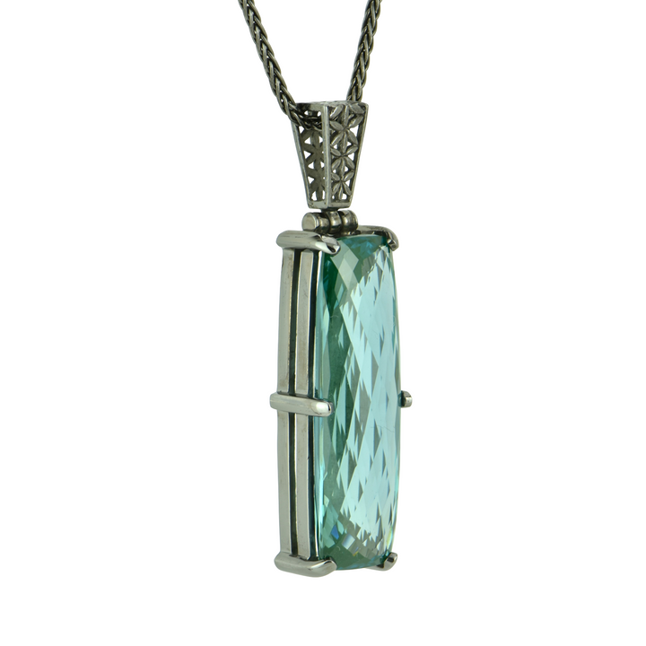 Paraiba Effect Spinel Pendant