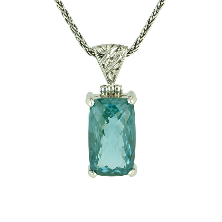 Paraiba Effect Spinel Pendant