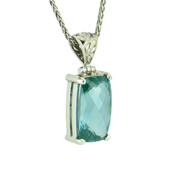 Paraiba Effect Spinel Pendant