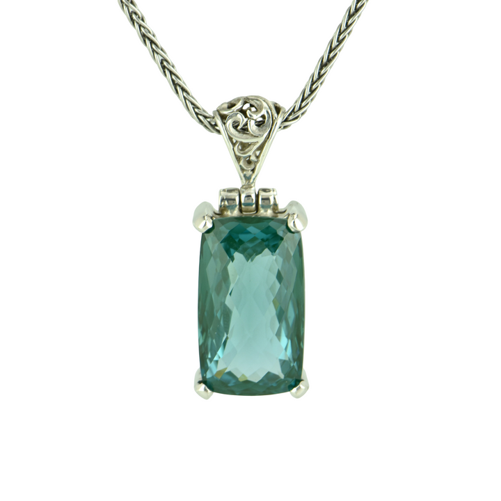 Paraiba Effect Spinel Pendant