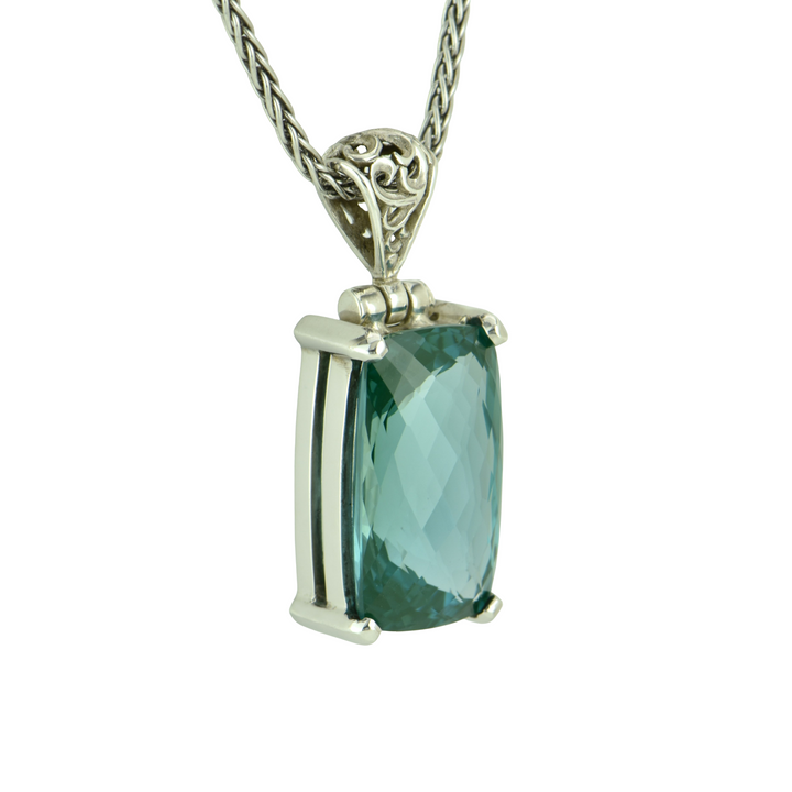 Paraiba Effect Spinel Pendant