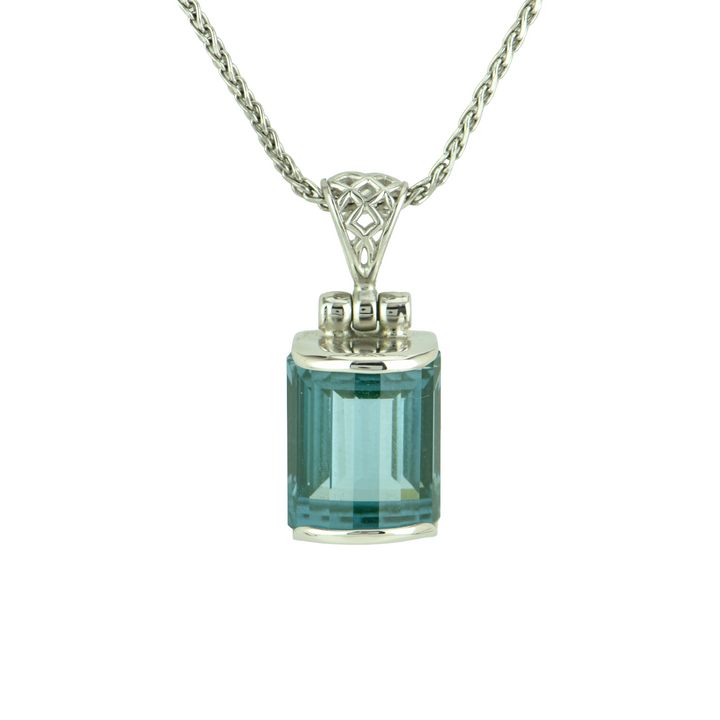Paraiba Effect Spinel Pendant