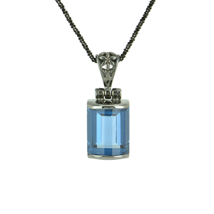 Blue Green Spinel Pendant