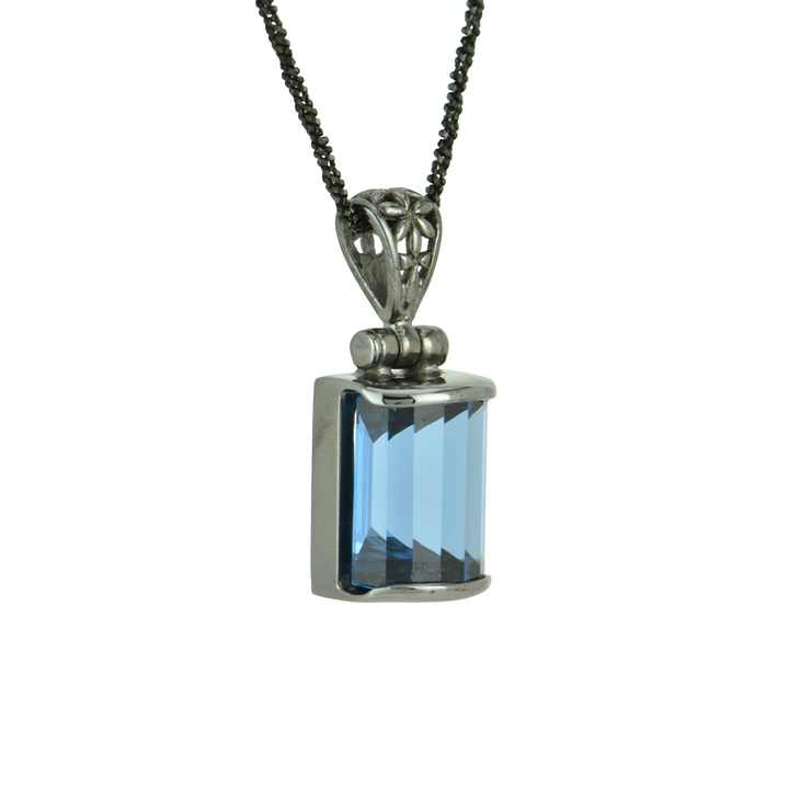 Blue Green Spinel Pendant