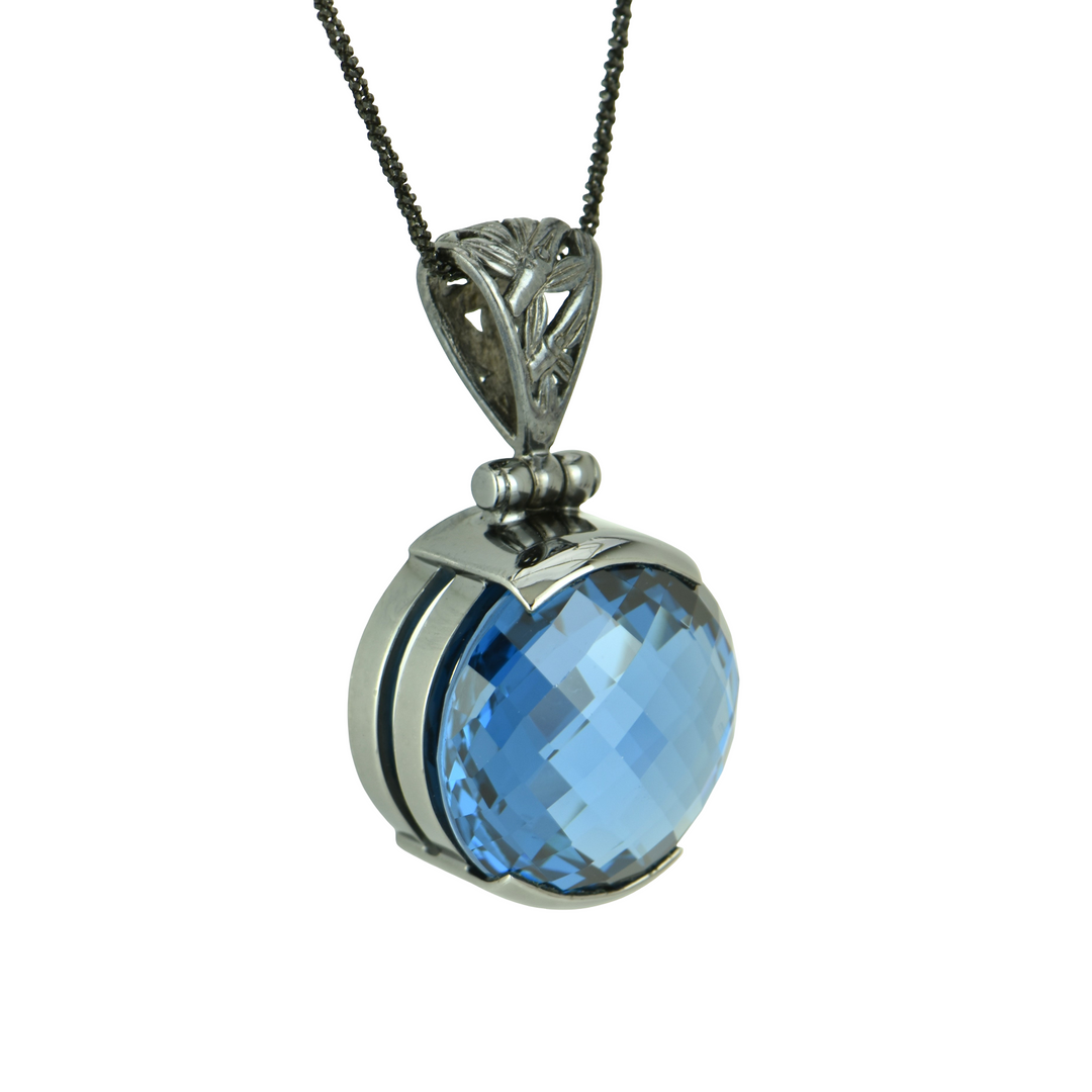 Blue Green Spinel Pendant