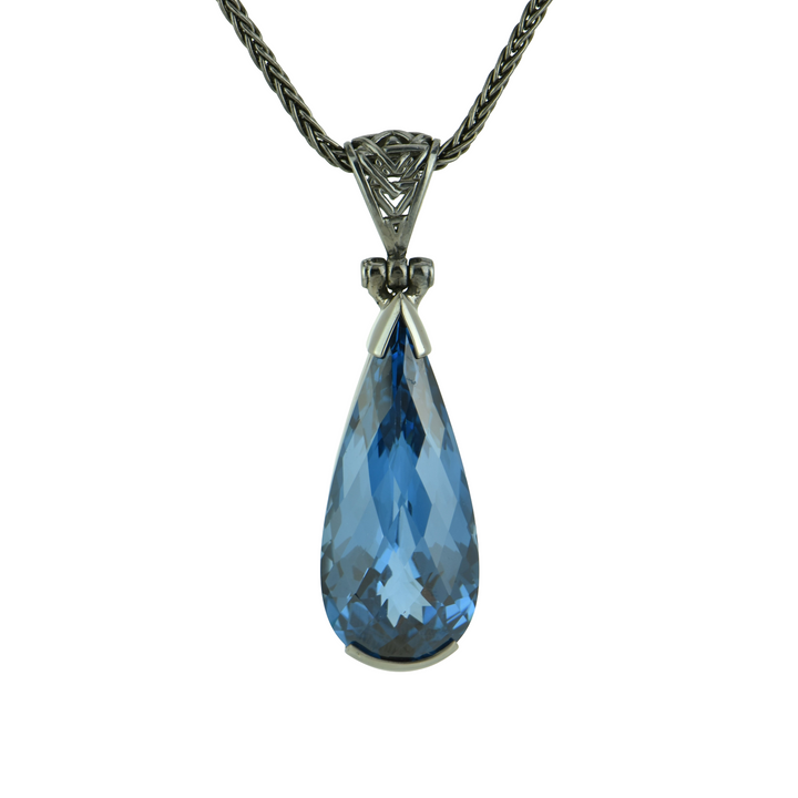Blue Green Spinel Pendant