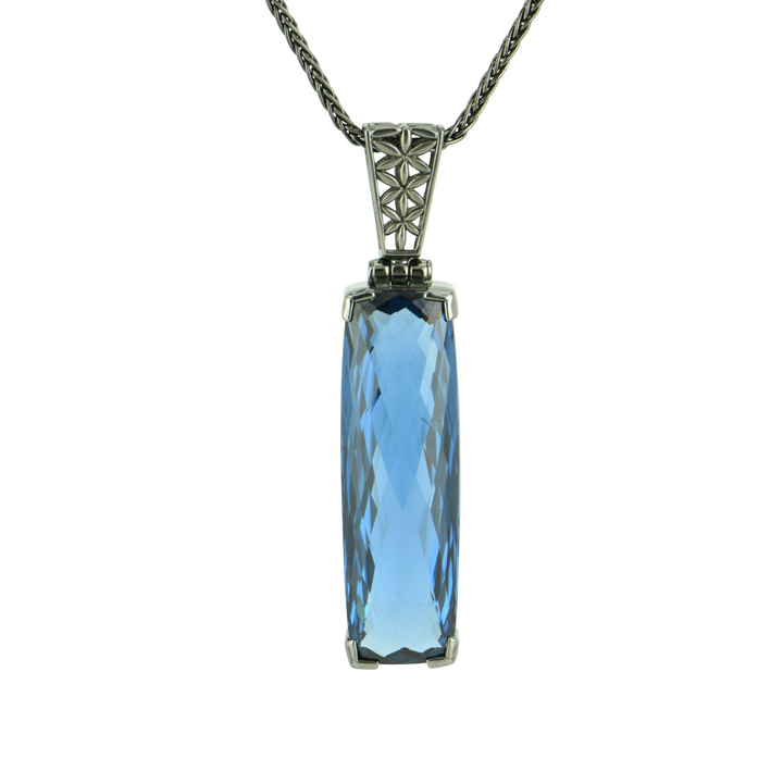 Blue Green Spinel Pendant