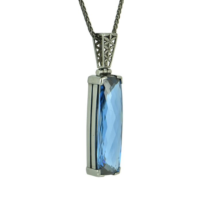Blue Green Spinel Pendant