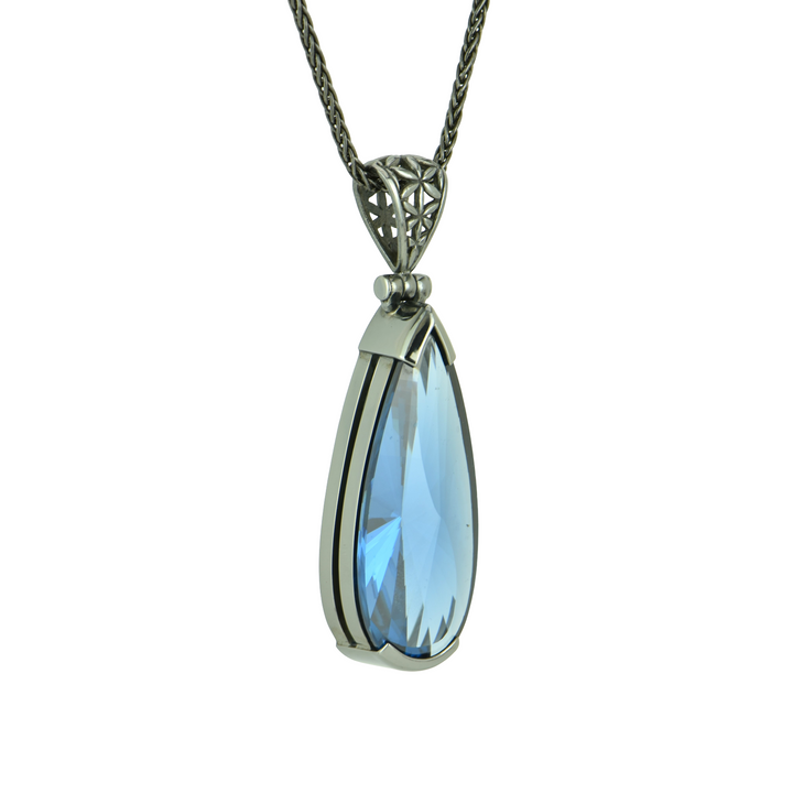 Blue Green Spinel Pendant
