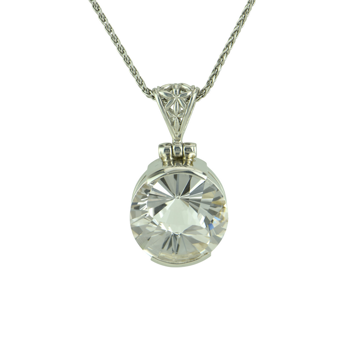 White Sapphire Pendant