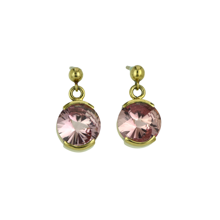 Imperial Pink Sapphire Earrings