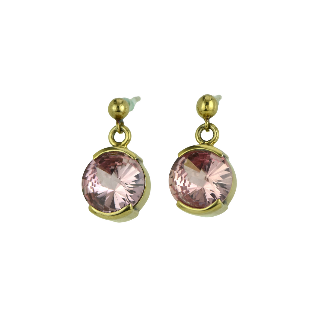 Imperial Pink Sapphire Earrings