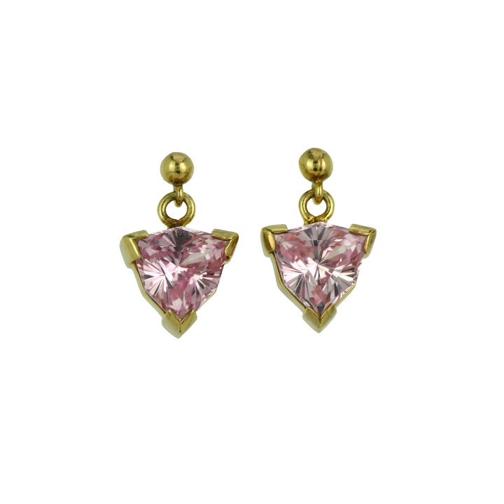 Imperial Pink Sapphire Earrings