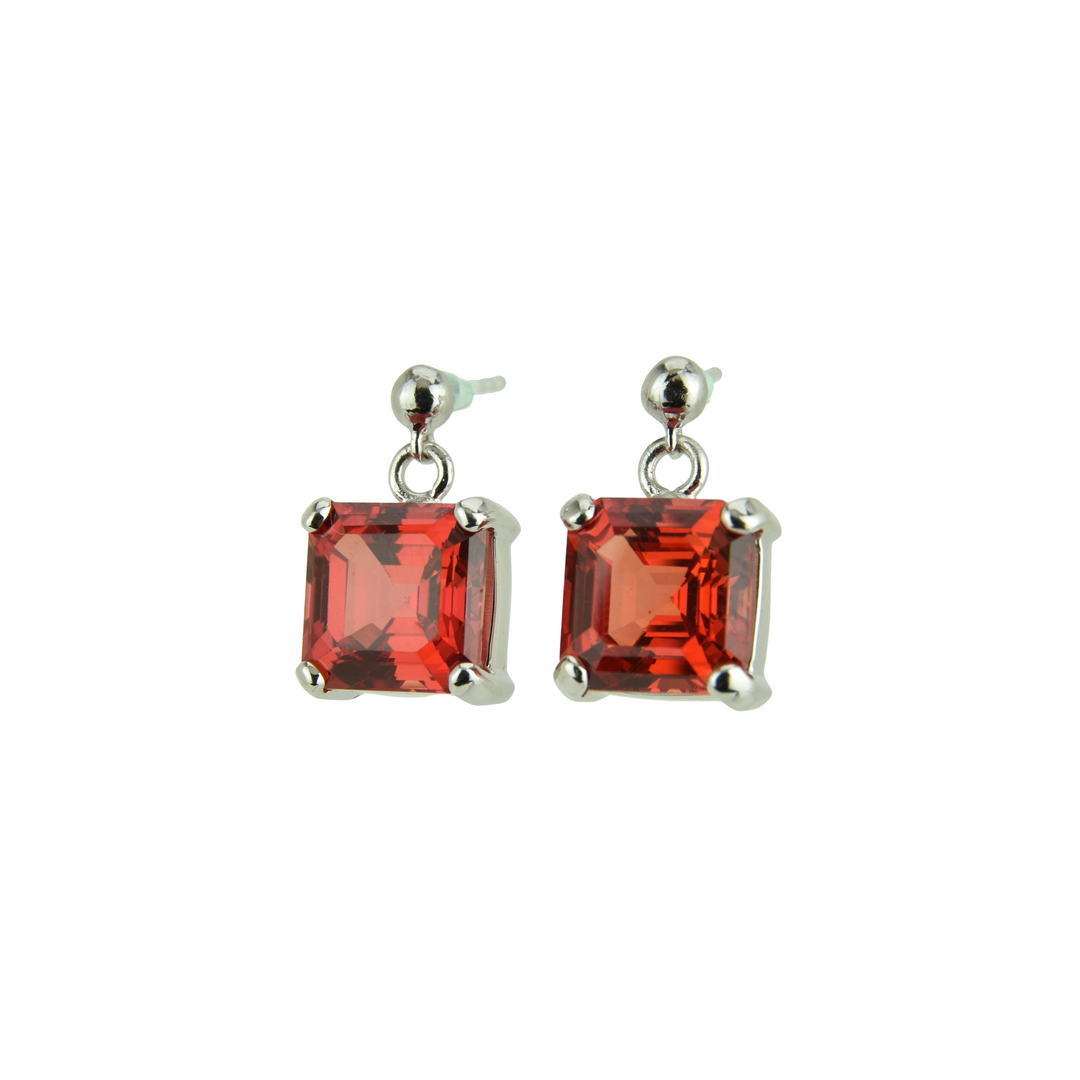 Padparadscha Sapphire Earrings