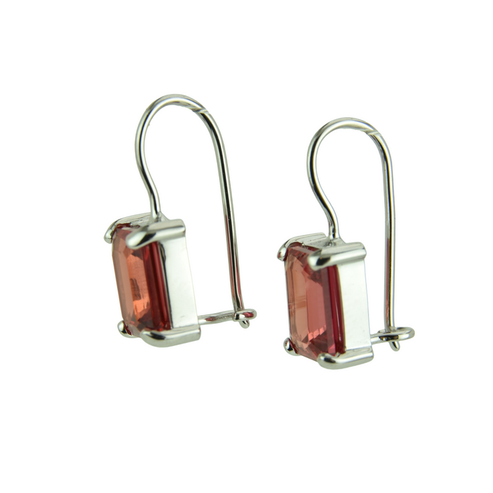 Padparadscha Sapphire Earrings