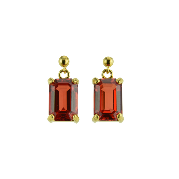 Padparadscha Sapphire Earrings