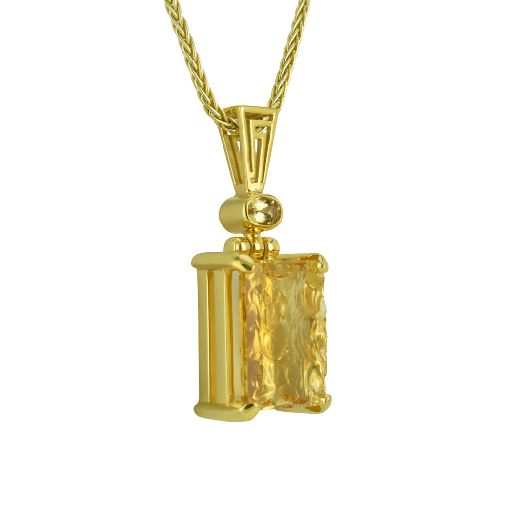 Angelic Reflections (Citrine) Pendant