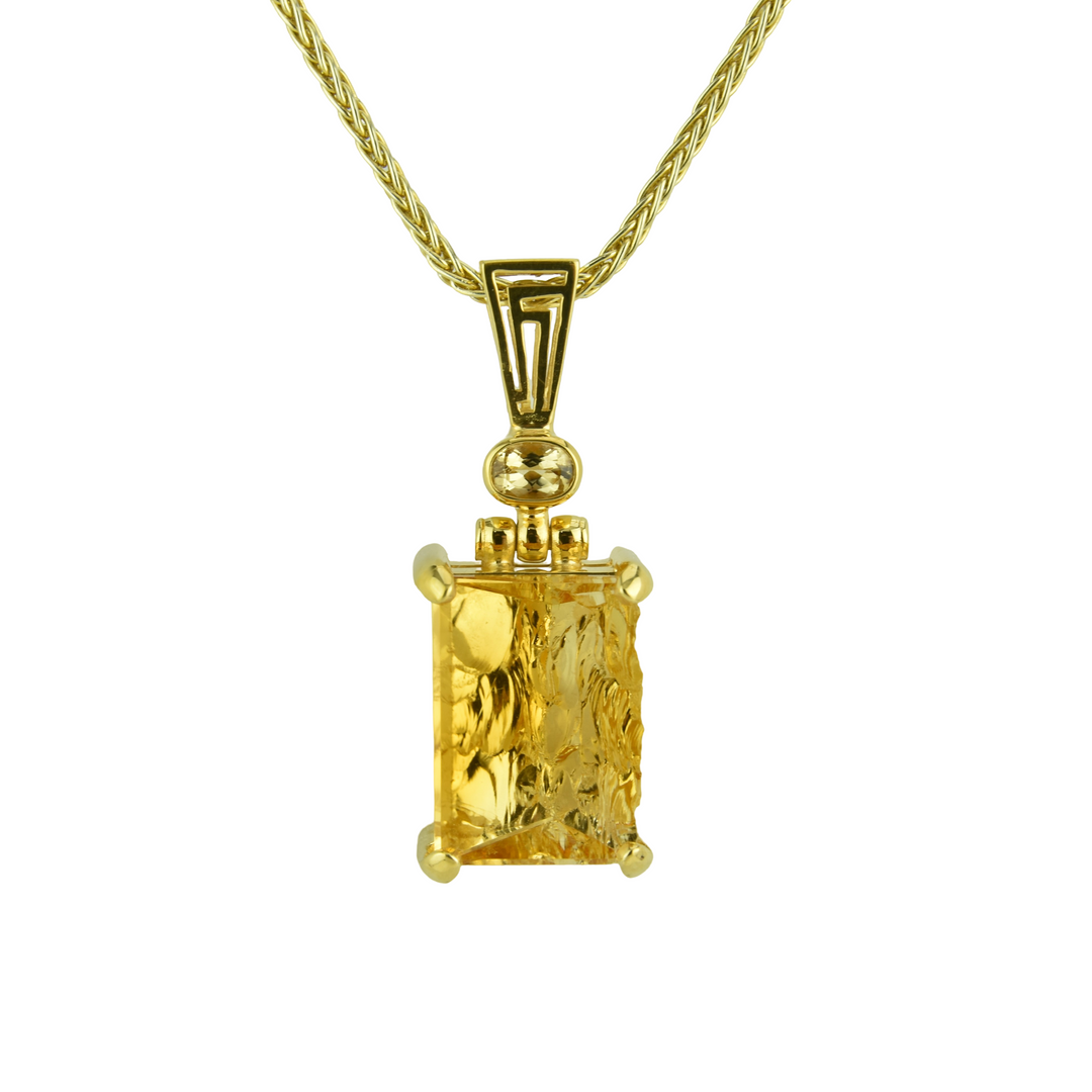 Angelic Reflections (Citrine) Pendant