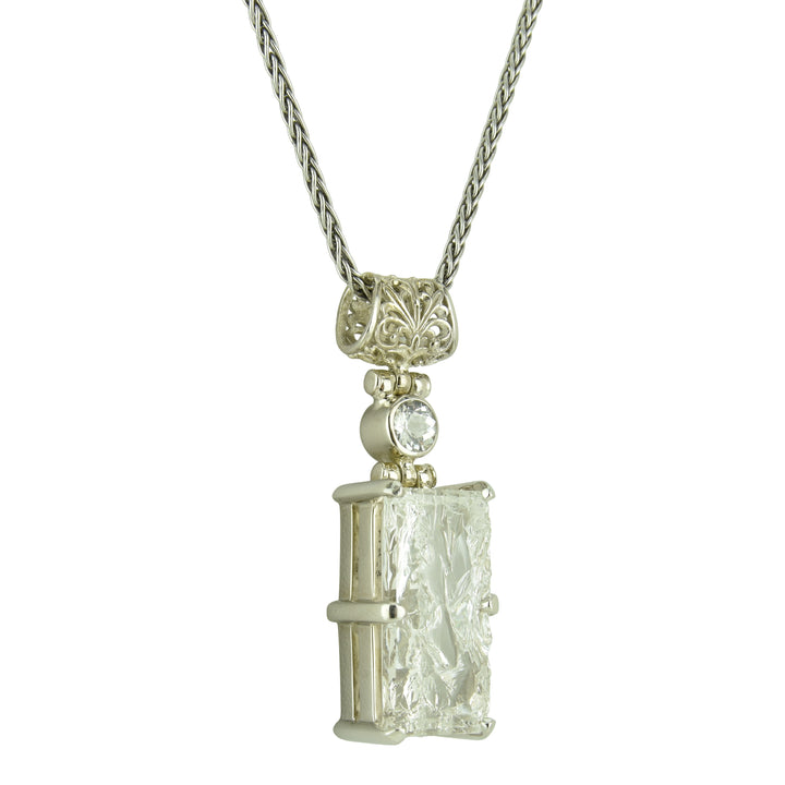 Angelic Reflections (Clear Quartz) Pendant