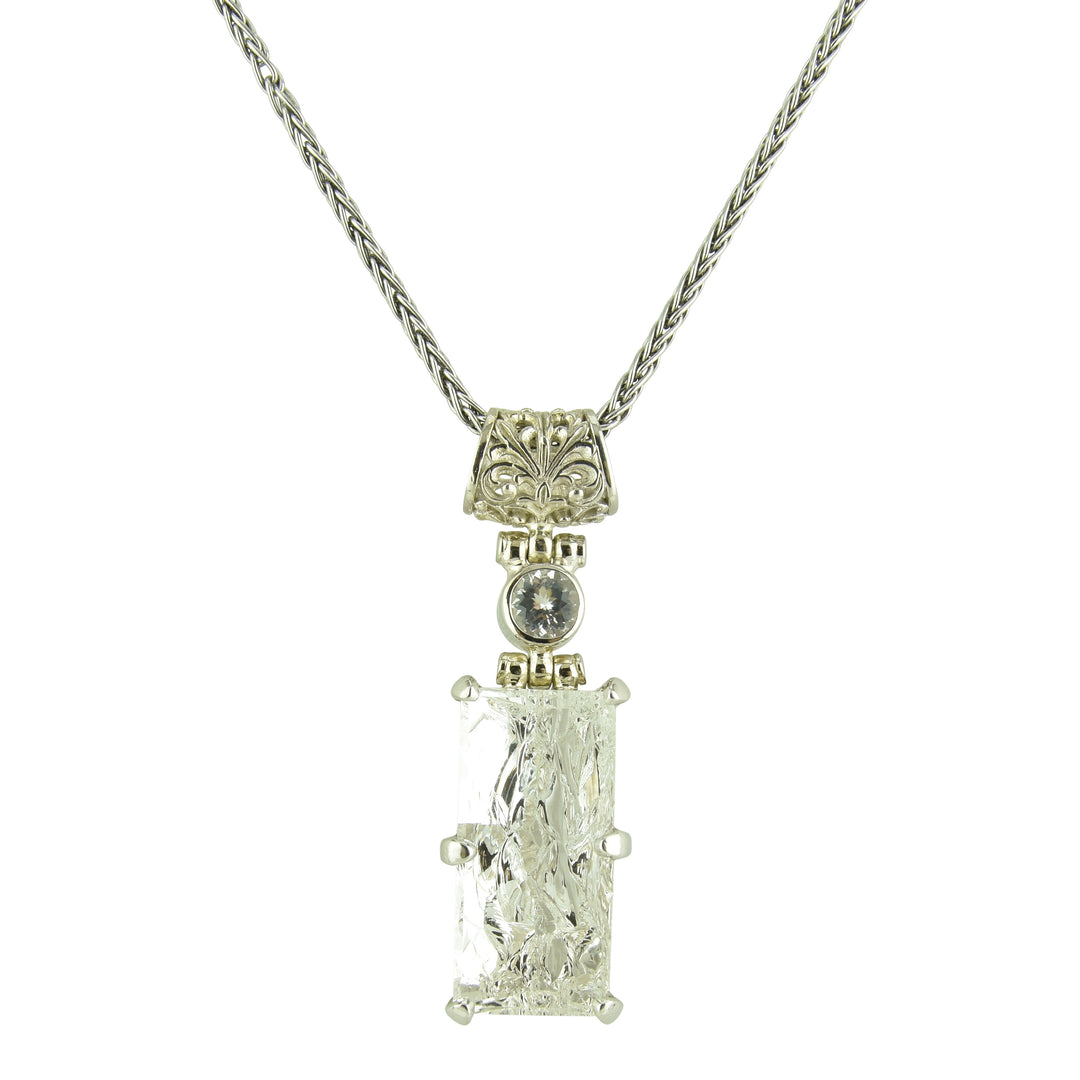 Angelic Reflections (Clear Quartz) Pendant