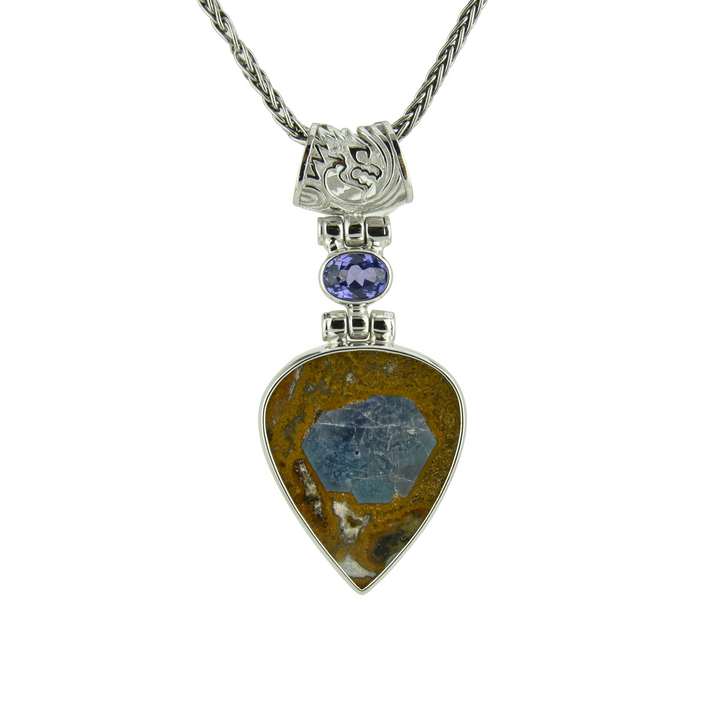 Apatite in the Matrix Pendant