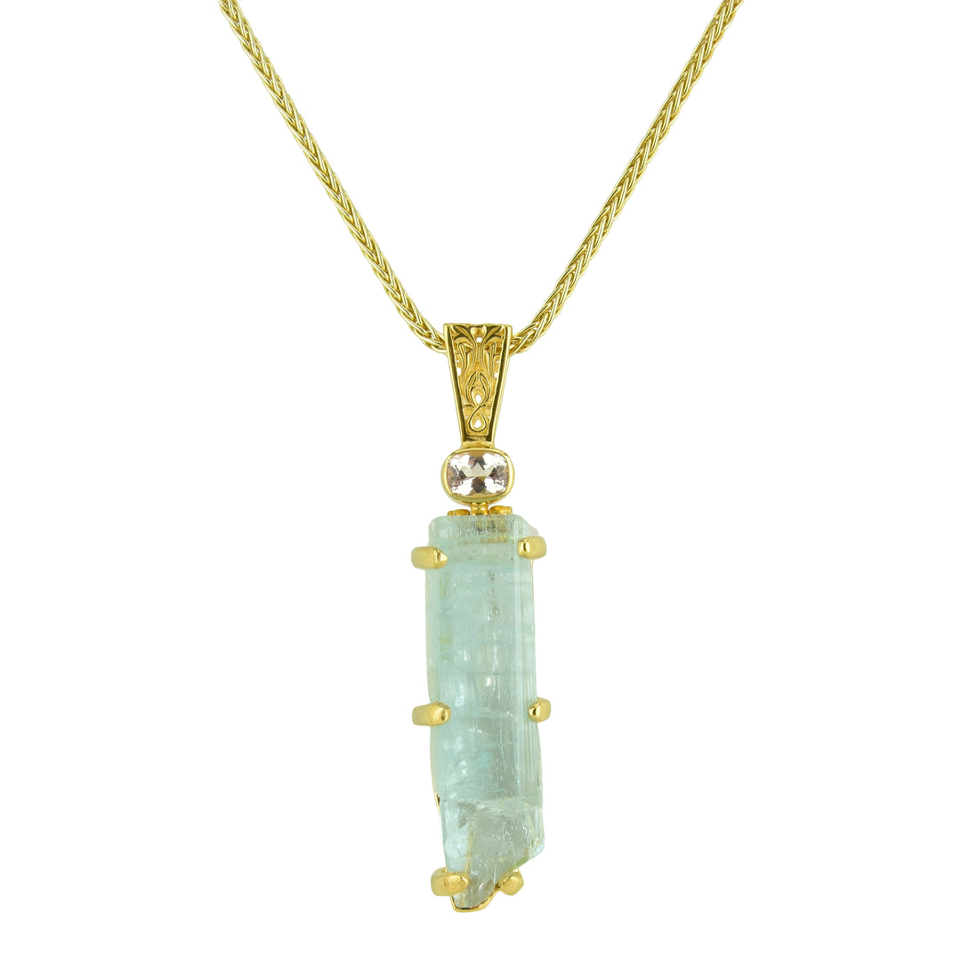 Blue Beryl Pendant