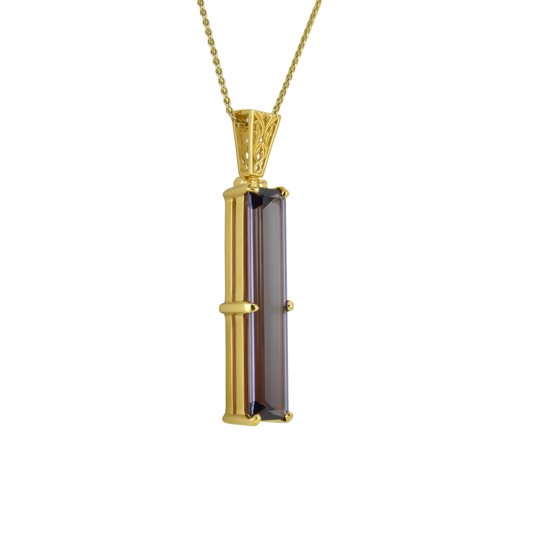 Alexandrite Effect Sapphire Pendant
