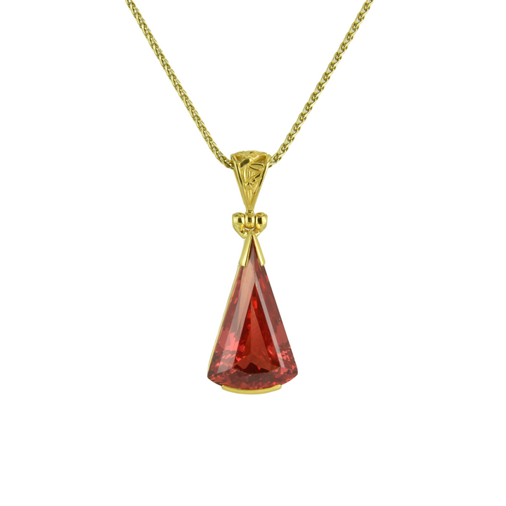 Padparadsha Sapphire Pendant