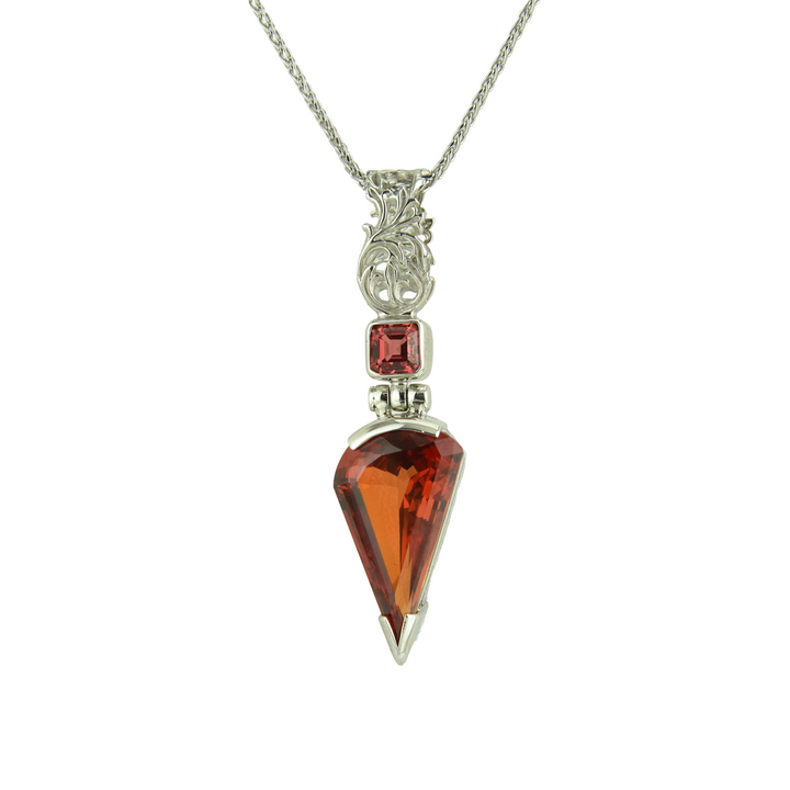 Padparadscha Sapphire Pendant